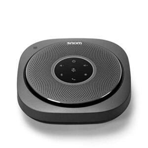 Snom C300 Bluetooth 5.0 Conference Speakerphone with 6 Mics, 24 hrs Call Time, App Controlled, USB C, Home Office & Small Business, Black