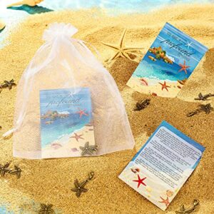 180 Pcs Starfish Story Gifts Mini Keepsake Appreciation Notecards Set Christmas Employee Appreciation Gifts Drawstring Bags and Starfish Charms for Teachers Women Men (Stylish Style)