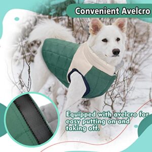 Thankspaw Dog Winter Coat Stylish Dog Vest Extra Warm Dog Cold Weather Jacket Soft Comfortable Dog Apparel for Winter for Small Medium Dogs