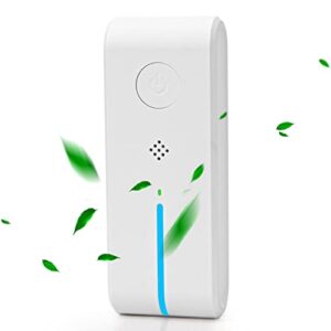 fyy plug-in air purifier, ionizer air purifier for home, bedrooms, toilets, living room, bathrooms, closets, pet room, power saving white