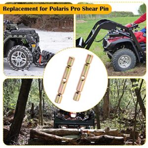 2 Pcs Pro Shear Pin for Polaris ATVs Snow Plow Glacier,Replacement Snow Plow Shear Pin Accessories Compatible with Polaris ATV 2015-2019 Sportsman Replace 2205063