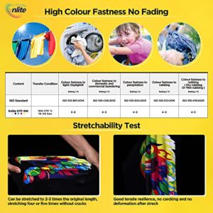 Enlite 11.8" x 328ft DTF Transfer Film Roll, DTF Film for Direct to Film Transfer Printers with Single-Side Water-Based Coating, High Ink Receptivity and Stability, used for A3 DTF Printer