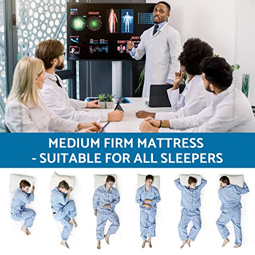 LIFERECORD Full Mattress, 8 inch Gel Memory Foam Full Size Mattress for a Cool Sleep Bed in a Box Pressure Relief, Medium Firm Mattresses CertiPUR-US Certified, White