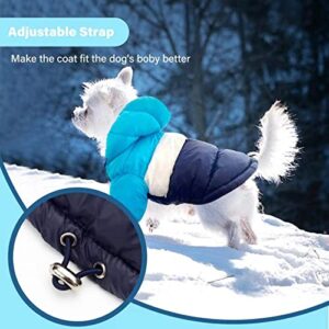 AIMJGO Dog Winter Coat Waterproof Warm Cold Weather Jacket Stylish Puppy Vest Comfortable Pet Apparel for Small Medium Dogs