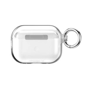 Speck Products Presidio Clear for Airpods Pro 2nd/1st Generation Case, Clear/Bright Silver