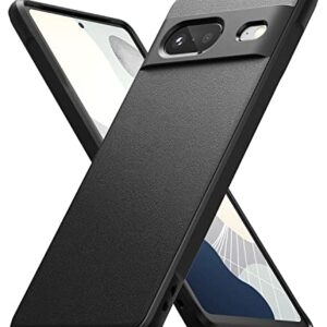 Ringke Onyx [Anti-Fingerprint Technology] Compatible with Google Pixel 7 Case 5G, Shockproof Rugged Heavy Duty Non-Slip Flexible Smudge Proof Cover - Black