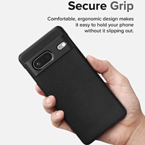 Ringke Onyx [Anti-Fingerprint Technology] Compatible with Google Pixel 7 Case 5G, Shockproof Rugged Heavy Duty Non-Slip Flexible Smudge Proof Cover - Black