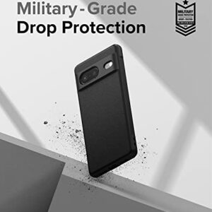 Ringke Onyx [Anti-Fingerprint Technology] Compatible with Google Pixel 7 Case 5G, Shockproof Rugged Heavy Duty Non-Slip Flexible Smudge Proof Cover - Black