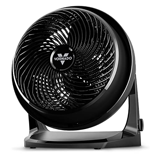 Vornado 62 Whole Room Air Circulator Fan with 3 Speeds, Black (Renewed)