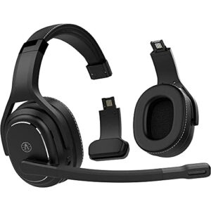 Rand McNally DRYVE220 ClearDryve 220 Premium 2-in-1 Wireless Headset Bundle with 1 YR CPS Enhanced Protection Pack, Black, E9RMDRYVE220