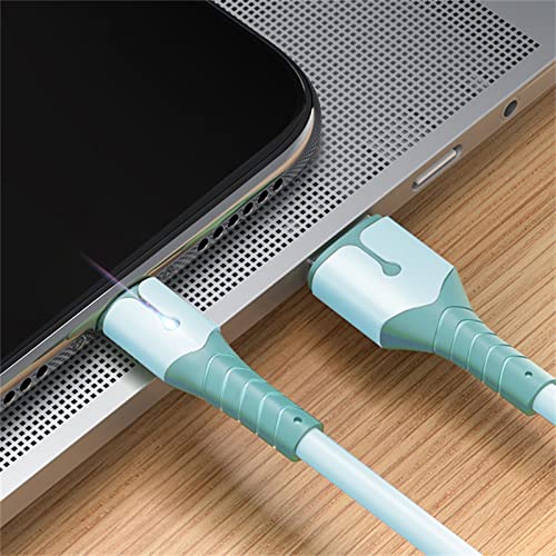 BGNTBUK Headphone Cord Extension 6ft Type C USB Cable 6A Fast Charge Cable Suitable compitable with Huawei Fast Charging USB Charger Cables Data Cord Usb3 Cable Male to Male 6ft