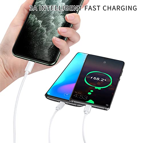 BGNTBUK A60 Three-in-one Phone Portable Cable Charging Charging for Mirco-USB Smart Type-C Suitable Cable Cable&Charger Type C to C Cable 10ft