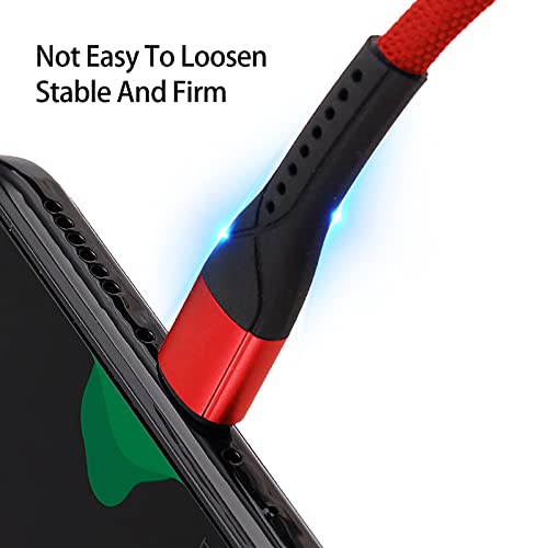 BGNTBUK Android Cord 2m Braided Rope Data Cable Mobile Phone Color Fast Charging Line Soft Flash Charging Cable Suitable for Android Charging Port Expect Great Things Sign
