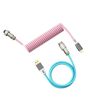BGNTBUK 6ft Type C Fast Charge Cable Magnetic Cable Plug-in Mechanical Interface Cable Aerial Metal Cable Keyboard Adjustable Plug Type-C Extension Detachable S8 Charging Cable 10
