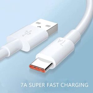 Charging Cable Type C to 7A 100W Type C USB Cable Super Fast Charge Cable Suitable compitable with Huawei Mate compitable with Samsung Fast Charging Type C to C Cable Fast Charging