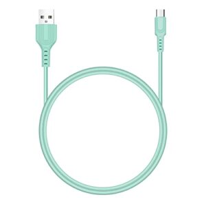 BGNTBUK Portable Backup Drive Cable 1.5m Silicone Data Cable Mobile Phone Color Fast Charging Line Liquid Soft Plastic Flash Charging Cable Suitable for Universal Charging Cable Fast