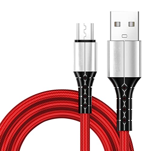 BGNTBUK Beat Compatible with Machine with Keyboard and Speaker Micro USB Cable 5A Fast Charging Nylon Braided Data Cable Suitable for Android Mobile Phone C to C Cable 3ft