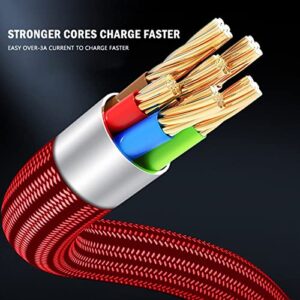 BGNTBUK Beat Compatible with Machine with Keyboard and Speaker Micro USB Cable 5A Fast Charging Nylon Braided Data Cable Suitable for Android Mobile Phone C to C Cable 3ft