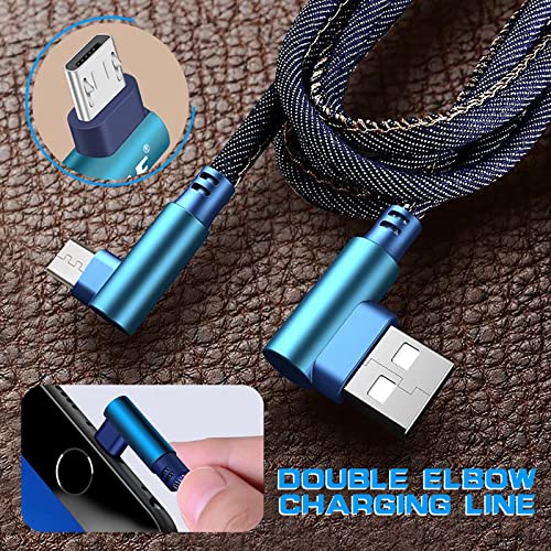 BGNTBUK Phone Chargers for Android Type C 10ft Fast Charging 2m Braided Rope Data Cable Mobile Phone Color Fast Charging Line Soft Flash Charging Cable Suitable Retractable Phone Chargers