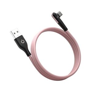 bgntbuk fast charging cable usb c cable right angle 90° elbow usb a to c liquid silicone fast charging cable type c to type a