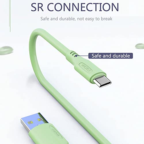 BGNTBUK Phones Chargers Android Silicone Multicolor Charging Android for Type-C Macaron TPE Suitable Charging Data Cable Phone Cable Cable Port Cable&Charger Type C to C Charging Cable