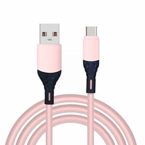 bgntbuk phone cord type c fast charge type c liquid silicone smartphone charging data cable 3a smart fast charging cable 1.8m 30 pin charging cable