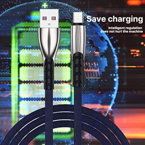 BGNTBUK C Type Charging Cable with Light Charging Cord Charging 5A Fast Data Fast Micro Sync Super Cable Alloy 5A Cable Type-C USB USB Cable Type C Cable Fast Charge 6ft