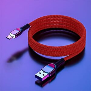 BGNTBUK Charge Cable Type C Micro USB Smartphone Charging Data Cable 5A Breathing Light Smart Fast Charging Cable 1.2m Charging Cable Fast Charger