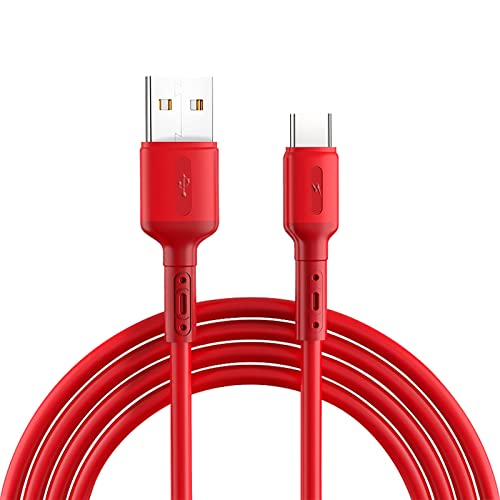 BGNTBUK Sub Cable 1m Silicone Data Cable Mobile Phone Color Fast Charging Line Liquid Soft Plastic Flash Charging Cable Suitable for Tpye C Charging Port Magnetic Type C Cable