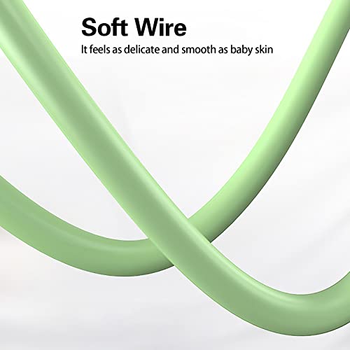 BGNTBUK Sub Cable 1m Silicone Data Cable Mobile Phone Color Fast Charging Line Liquid Soft Plastic Flash Charging Cable Suitable for Tpye C Charging Port Magnetic Type C Cable