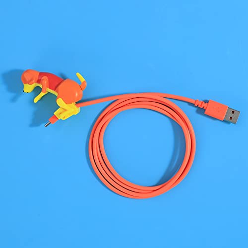 BGNTBUK Gs108 Cord Cute Small Micro Puppy C Type Dog Toy Smartphone Cable Charging Data Line Cable&Charger Cord for Ps3 Controller