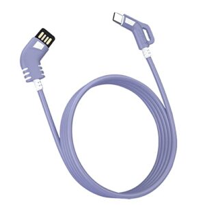 bgntbuk cable cord 1m 3a silicone data cable mobile phone color fast charging line liquid soft plastic flash charging cable c to c charge cable
