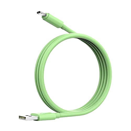 BGNTBUK Magnetic Phone Chargers 10ft 1.2m Silicone Data Cable Mobile Phone Color Fast Charging Line Liquid Soft Plastic Flash Charging Cable Type C to Type C Charging Cable Fast Charge 3ft