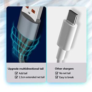 BGNTBUK Se425 Cable 1m 100w Fast Charging Cable 6a Type C Fully Compatible Protocol Super Fast Charging Nylon Braided Charging Data Cable Lighting Cable