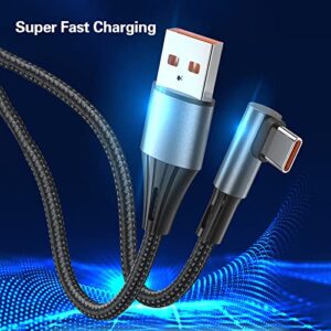 BGNTBUK Se425 Cable 1m 100w Fast Charging Cable 6a Type C Fully Compatible Protocol Super Fast Charging Nylon Braided Charging Data Cable Lighting Cable