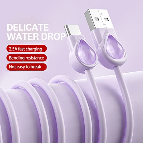 BGNTBUK Switch Wi Controller Cable 1m 3A Silicone Data Cable Mobile Phone Color Fast Charging Line Liquid Soft Plastic Flash Charging Cable Magnetic Type C Cable Fast Charging Android Auto