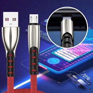 BGNTBUK Type C Extension Cable 10ft Data 5A Sync Cable 5A Super Fast USB Charging Fast Cable Alloy Charging Micro Cord Android USB Cable Straight Talk Home Phone Connect