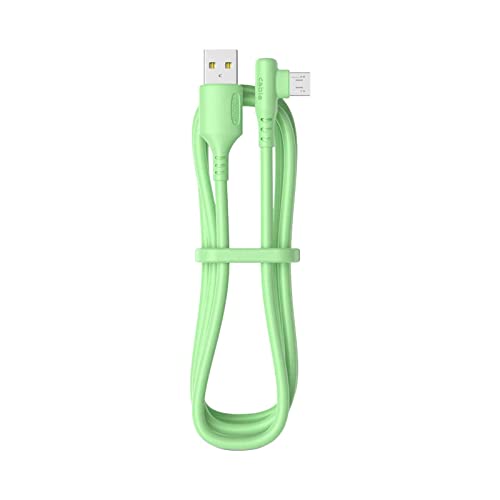 BGNTBUK Aux Cord USB Cable Right Angle 90° Elbow Liquid Micro USB 3A Fast Charging Cable Motion Controller Cord