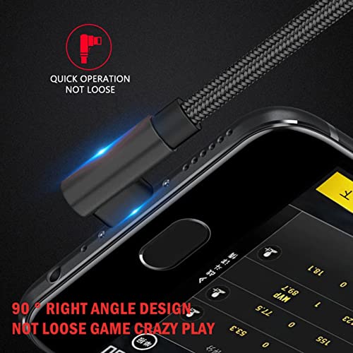 BGNTBUK X52 Pro Cable USB C Cable Right Angle 90° Elbow Nylon Braided USB A to C 66W Fast Charging Cable Ultra Cable