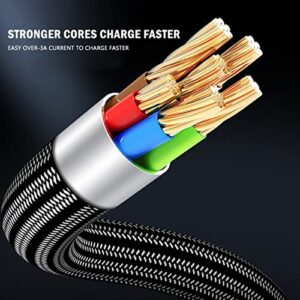BGNTBUK Universal Charging Cable Type C USB Cable 5A Fast Charging Nylon Braided Data Cable Suitable for Android Charging Fast Charging Android Cord
