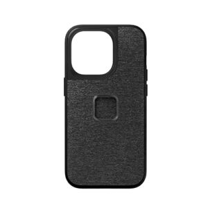 peak design mobile everyday case iphone 14 pro - charcoal gray