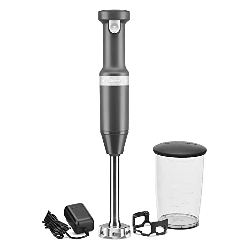 KitchenAid Cordless Variable Speed Hand Blender - KHBBV53 & Cordless 7 Speed Hand Mixer - KHMB732