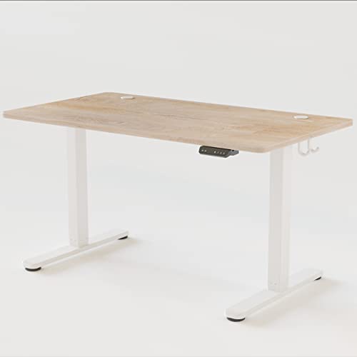 BANTI B-DJ-55MP Standing Desk, 55 inch, Maple