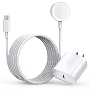 watch charger for apple watch charger,usb c 20w fast charger adapter 6.6ft iwatch charger magnetic charging cable cord apple watch charger for apple watch support apple watch series 8/7/6/5/4/3/2/1/se