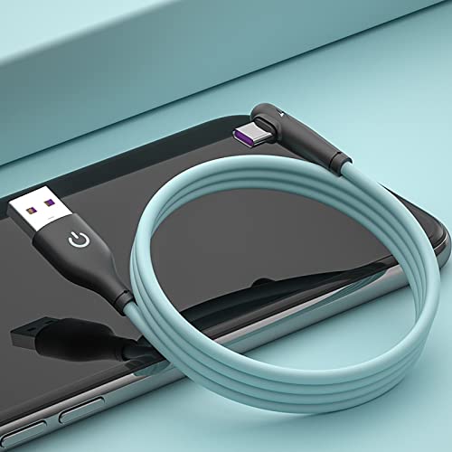 BGNTBUK Magnetic Charging Cable Type C to Type C USBC Liquid Silicone Lshaped Data Cable 2.4A L Shaped Fast Charging Cable 1.5 Meter Gift Cards to Purchase