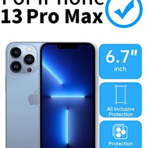 Kakalux [for iPhone 13ProMax Phone case,Magnetic case for The iPhone 13ProMax is magsafe Compatible,Slim and Offers Military Grade Drop Protection for The iPhone 13ProMax (6.7'')- Blue.