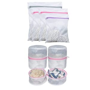 3 pack bra laundry bag for washing machine,4 pack mesh laundry bags for delicates