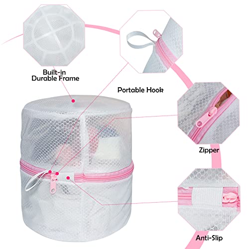 3 Pack Bra Laundry Bag for Washing Machine,4 Pack Mesh Laundry Bags for Delicates