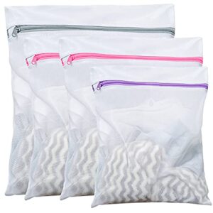 3 Pack Bra Laundry Bag for Washing Machine,4 Pack Mesh Laundry Bags for Delicates