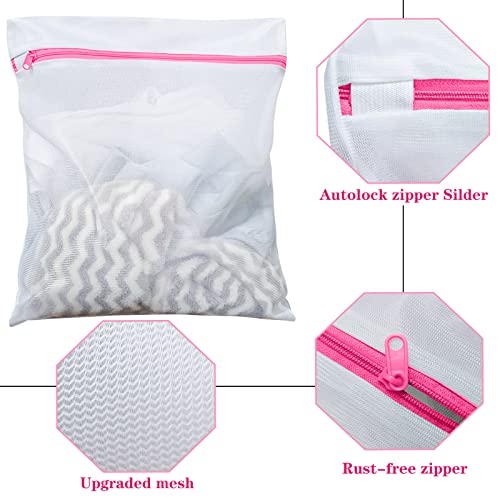 3 Pack Bra Laundry Bag for Washing Machine,4 Pack Mesh Laundry Bags for Delicates